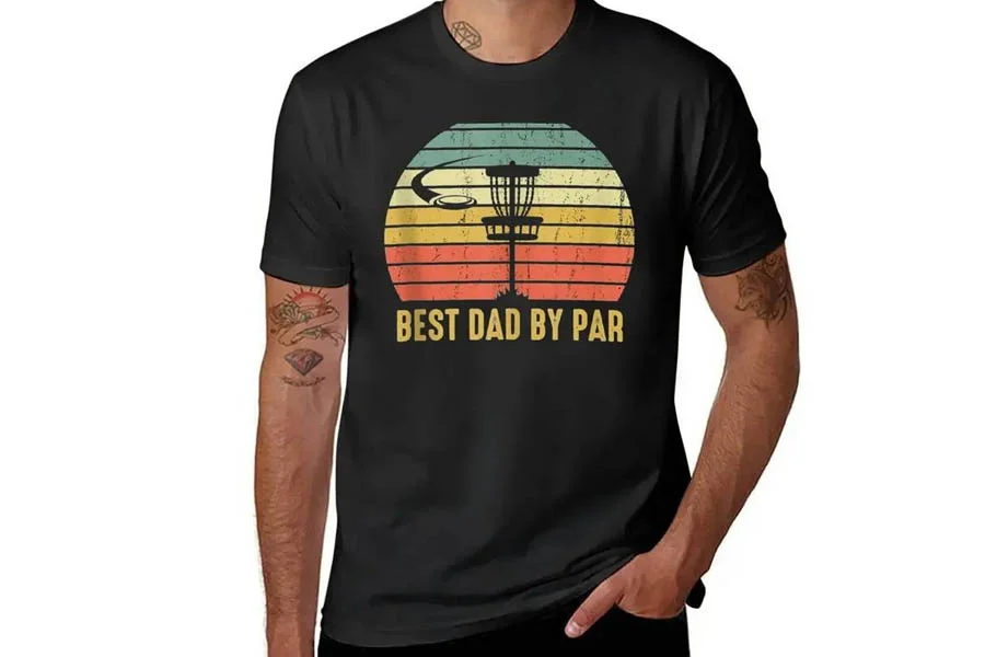 Humorous Disc Golf Tee for Fathers