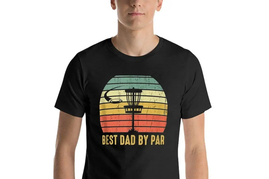 Funny Disc Golf Father’s Day T-Shirt for Men